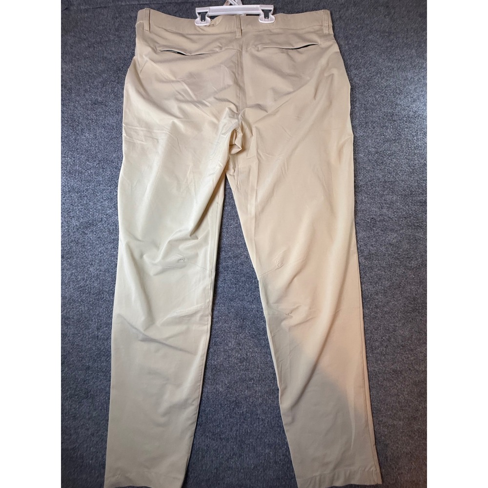 Fabletics The Only Pant Mens XL Tan Water Resistant 4-Way Stretch PT2040675-9800